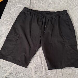 Nomad men’s black/Charcoal Coric ripstop Cargo Shorts Sz 2XL